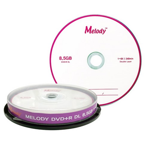 멜로디 공DVD+R DL 10P 케익