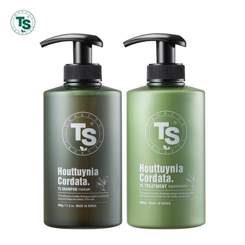 TS 어성초샴푸 500g 1개+어성초트리트먼트 500ml 1개, 1개