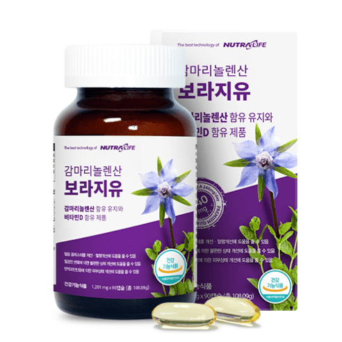 빠른배송 [뉴트라라이프] 감마리놀렌산 보라지유 90일분 283352, 108.09g, 1개