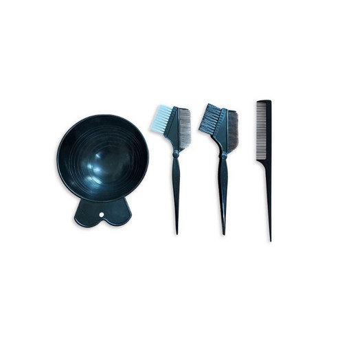 에이브 셀프 염색 키트 염색볼 + 염색빗 2종 + 꼬리빗 세트, 혼합색상, 1세트