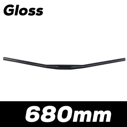 초경량 9 도 스트레이트 마운틴 블랙 매트 풀 카본 파이버 XC 오프로드 핸들 바 플랫 580-740mm, 03 Gloss 640mm
