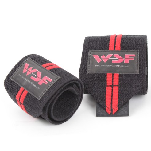 WSF 더블 레드라인 손목보호대, 1개