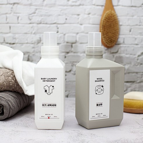 세탁세제 리필용기 1000ml 액체 가루 세제 공병 소분용기, 그레이, 가루세탁세제, 1개