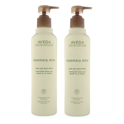 아베다 - 로즈마리 민트 핸드 & 바디 워시, White, 1000ml