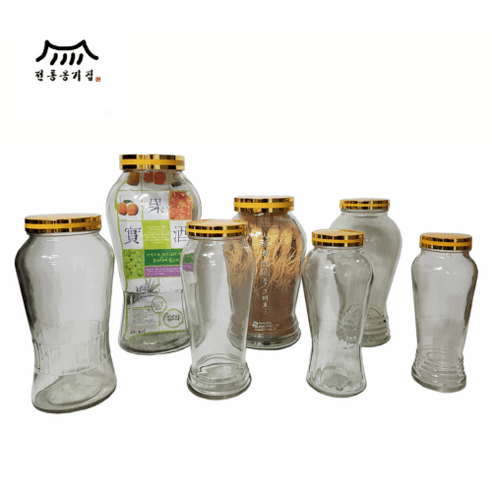 경성 인삼주병 1.3리터 술병 담금주병 과실주병 담금주, 유리병 1.3L, 1개