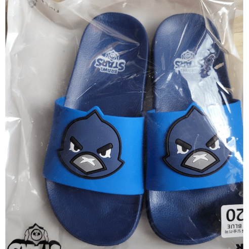 브롤스타즈 아동용 크로우 몰딩 슬리퍼