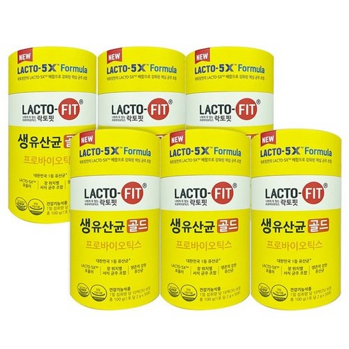 종근당건강 락토핏 생유산균 골드, 600g, 2세트