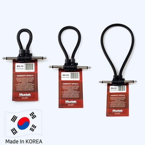 뮤즈텍 RS 이펙터 패치 케이블 15Cm 20Cm 25Cm 30Cm 45Cm 60Cm 길이에 맞게, RS-30 (30Cm)