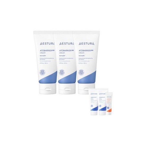 에스트라 아토베리어365 크림 80ml 3개 + 증정