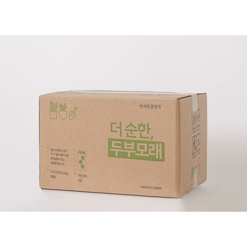 더 순한 고양이 두부모래 오리지날 21리터 9kg / 42리터 18kg 벌크형 2mm 가는입자, 1개, 21L