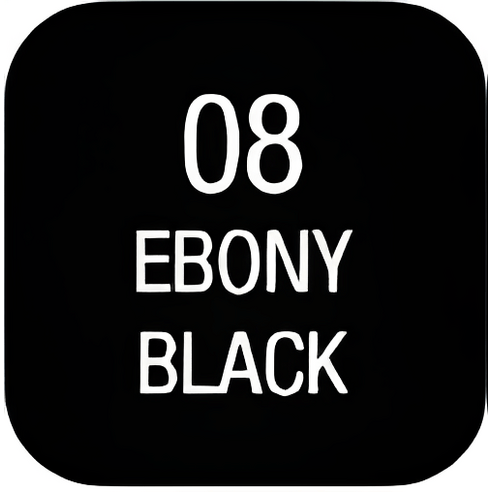 다이론 멀티염료 5.8g 블랙 MP08 Ebony Black 천 염색, 1세트