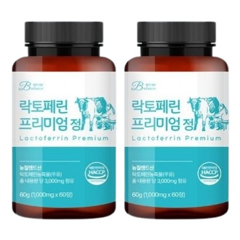 밸런스궁합 락토페린 프리미엄 정 3000mg 60정, 1개
