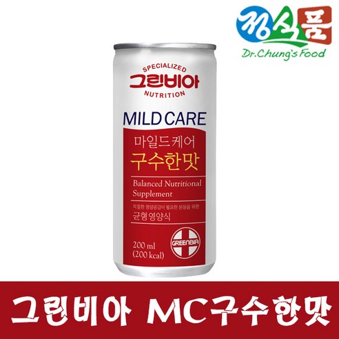 그린비아 마일드케어 구수한맛, 200ml, 30개