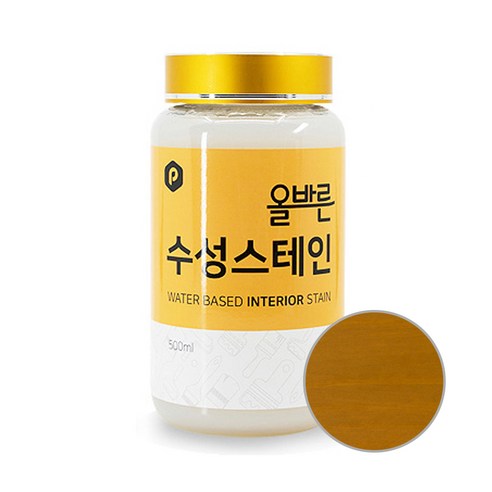 페인트인포 올바른 수성 스테인 500ml, 502 소나무, 1개