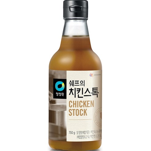청정원 쉐프의 치킨스톡, 340g, 5개