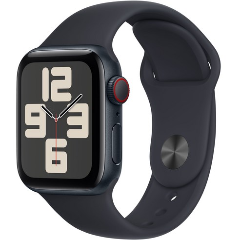 Apple 2023 애플워치 SE 2세대 알루미늄 케이스, 44mm, GPS, 스타라이트 / 스타라이트 스포츠 밴드, M/L