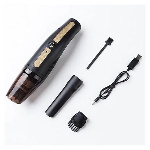 무선 핸디스틱 원룸 청소기 가정용 창문 청소 기 자동차 미니 유선 휴대용 고출력, 02=BlackWireless