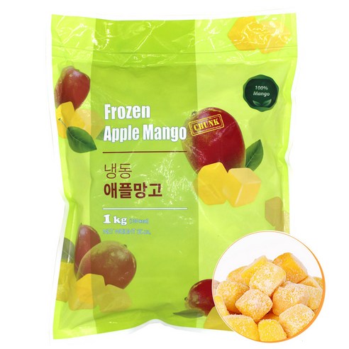 뉴뜨레 냉동애플망고 다이스 700g / 페루산, 10개