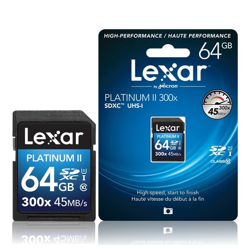 렉사 SDXC 300배속 UHS-I, 64GB, 64GB