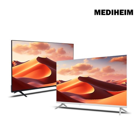 메디하임 구글 40인치 FHD TV 정품패널 1등급 티비 LE-401FSGA 블랙/화이트 스마트TV, 블랙, 전문기사설치:스탠드 설치