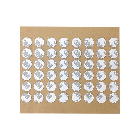 3M 9071 원형 투명 필름 양면테이프 15mm 48개입