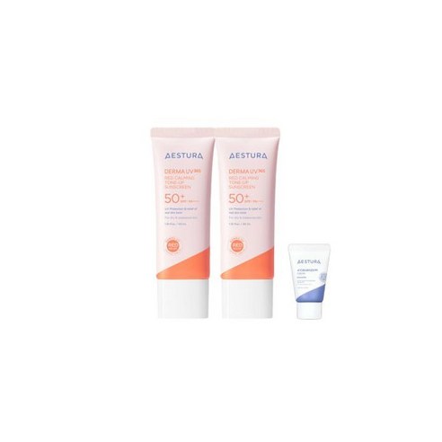 아토베리어365 크림 80ml + 증정, 아토베리어365 레드진정 톤업 선크림 40ml (1+1