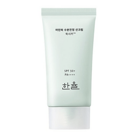 한율 어린쑥 수분 진정 선크림 SPF50+ PA++++, 50ml, 1개