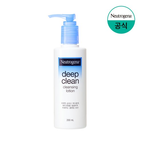 뉴트로지나 딥 클린 클렌징 로션, 200ml, 2개