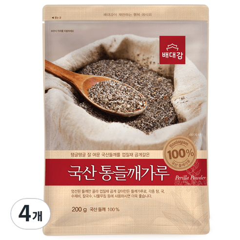 배대감 국산 통 들깨가루, 200g, 1개