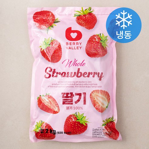 베리밸리 딸기 (냉동), 1kg, 10개