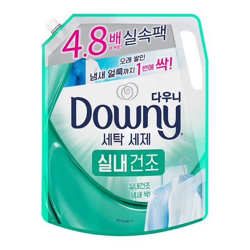 다우니 실내건조 액상세제 리필 자스민향, 2.2L, 1개