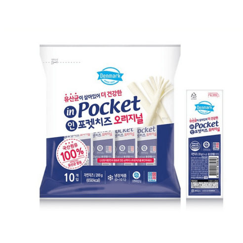 동원 덴마크 인포켓치즈 라이트, 20g, 45개