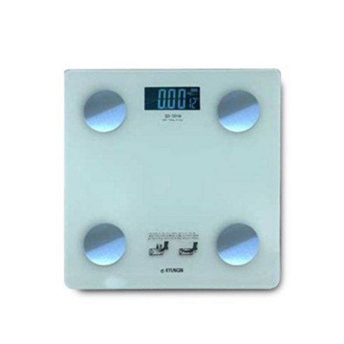 경인계기 블루투스 스마트 체지방 체중계 SD-101W, SD-101W (최대 180kg), 1개, 화이트