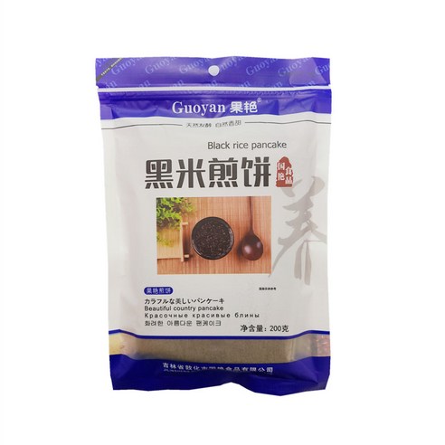 킹콩푸드국연 흑미전병 잰빙 중국식품, 6개, 200g