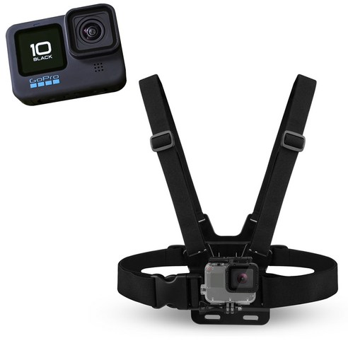 톡톡마켓 GOPRO10 호환 더블 체스트 스트랩 마운트 고프로10, 본상품선택, 1개