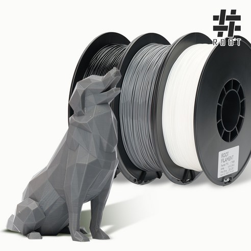 [Root 3D] 플렉시블 TPU 95A 필라멘트 0.8kg 1.75mm, 블랙