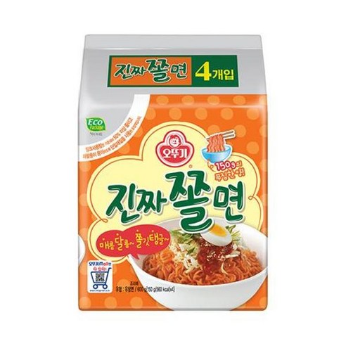 오뚜기 진짜쫄면 150g 요리레시피 자취템 분식, 10개