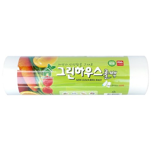 그린하우스 위생 롤백 중 30 x 40 cm 500매입, 500개입, 2개입