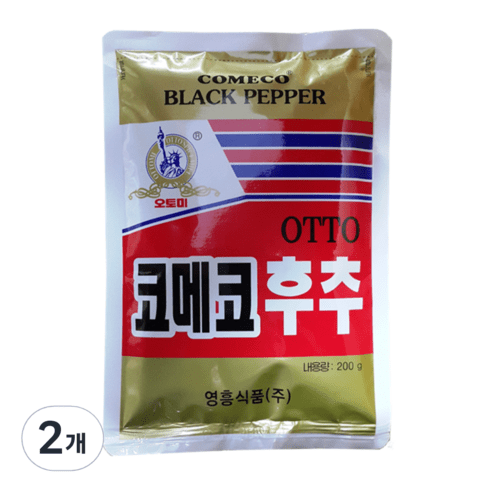 코메코 후추, 200g, 2개