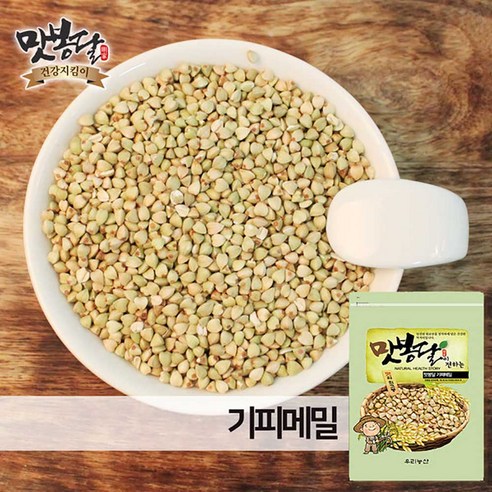 맛봉달 23년산 깐메밀 기피메밀 메밀쌀 메밀묵 메밀밥 메밀국수 수입산, 3kg(1개), 1개