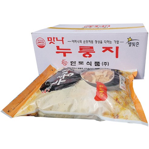한도 국내산쌀 맛나누룽지 3kg, 4개