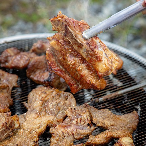 삼형제 돼지갈비 1등급 한돈 수제 양념, 2개, 1kg
