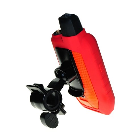 오토바이 자전거 회전식 마운트 브래킷 거치대 + 실리콘 보호 케이스 GPS Garmin Alpha 200i 300i Alpha200i Alpha300i 용, 5)Black