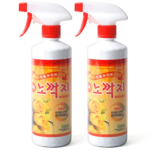 토탈하우스 수퍼 노깍지 식물관리제 550ml 1+1 앰플증정 식물영양제 해충예방 (0058), 2개