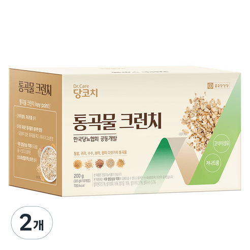 종근당건강 닥터케어 당코치 통곡물 크런치, 60g, 1개