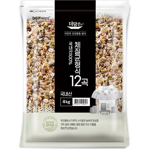 더담은 100% 국산 체질균형식 12곡, 1kg, 1개