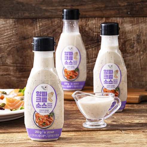 양파 크림 소스, 200g, 3개