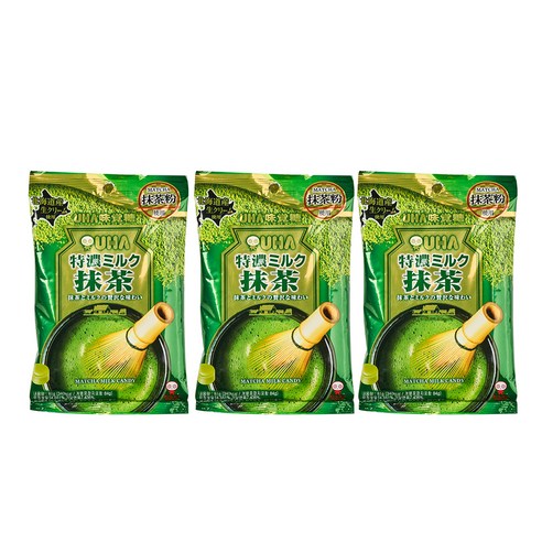 유하미카쿠토 토쿠노밀크 마차캔디, 81g, 3개