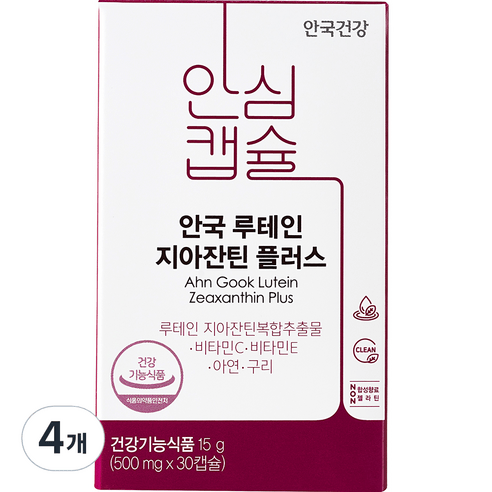 안국건강 루테인 지아잔틴 플러스 15g, 1개, 30정