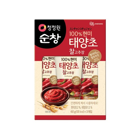 청정원순창 태양초 현미 찰고추장, 500g, 1개